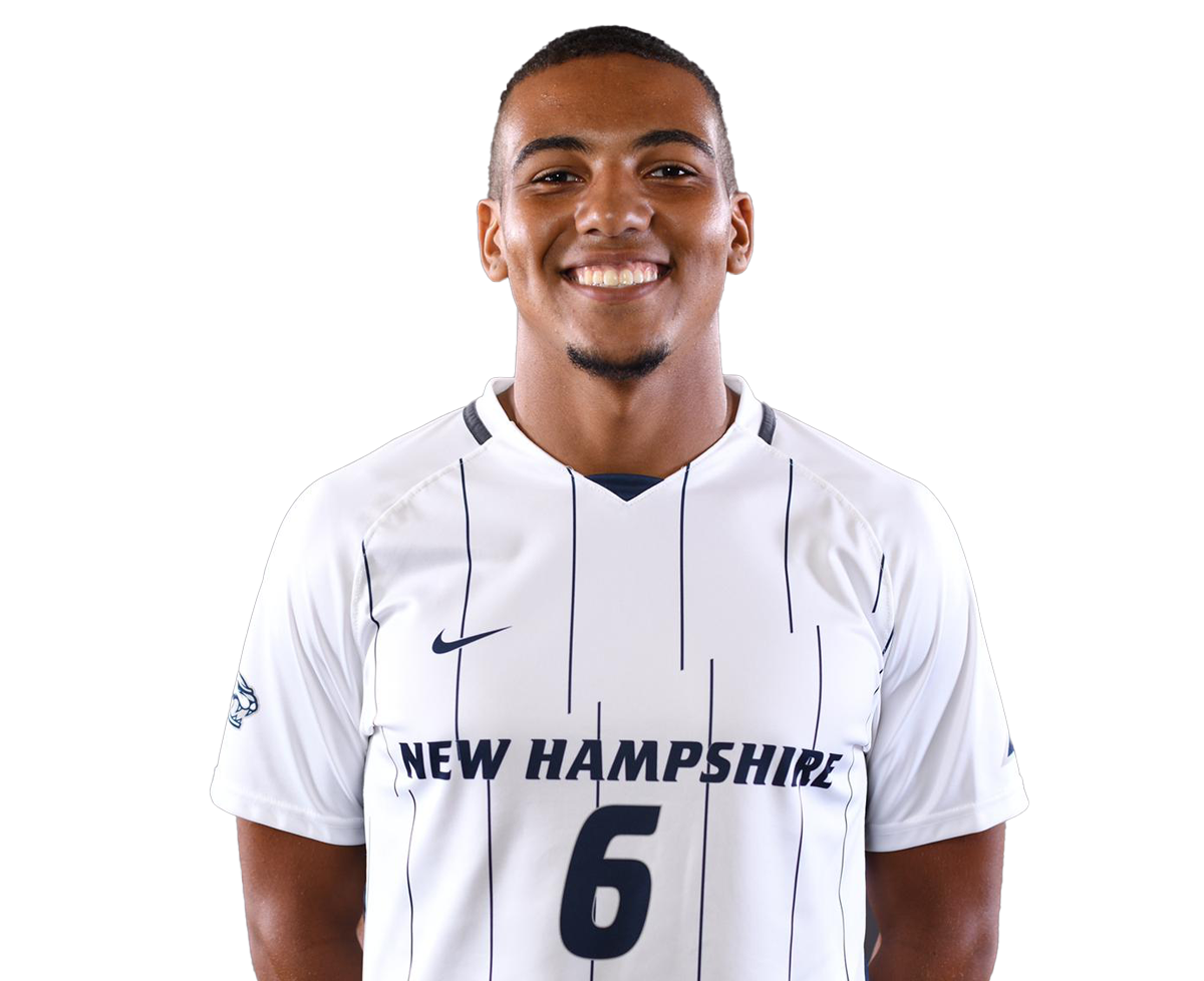 Yannick Bright with UNH