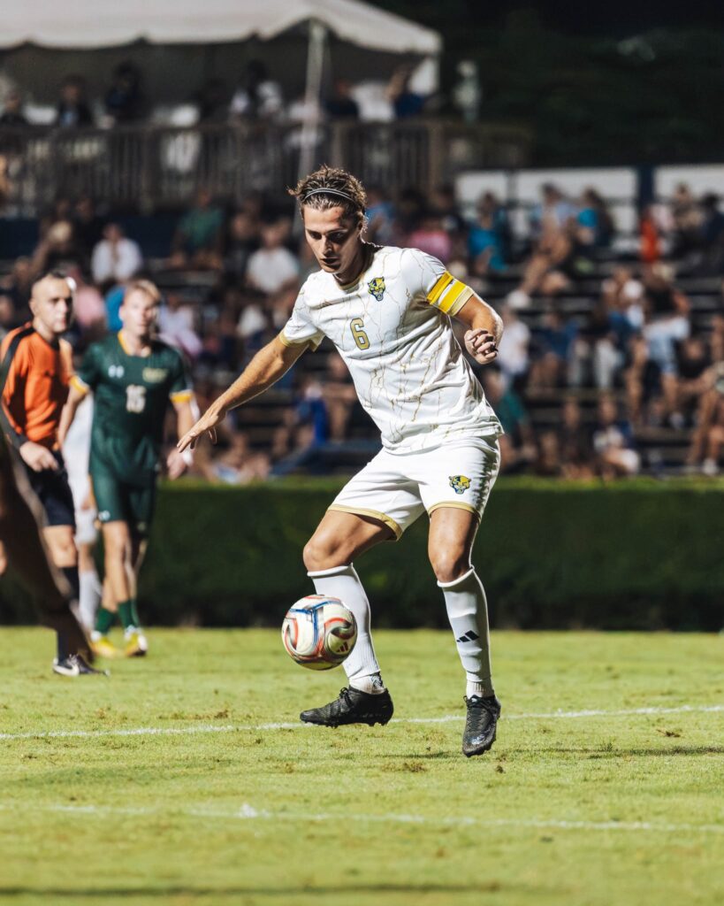Leonardo Consoloni wearing the captain's armband for FIU